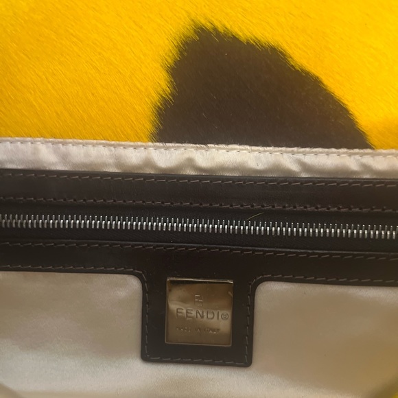 Fendi Cow Print Baguette - Picture 6 of 9
